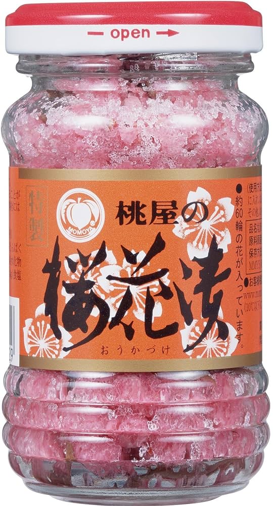 Amazon | 桃屋 桜花漬 60g 【桜の塩漬け あんぱん 和菓子 ケーキ
